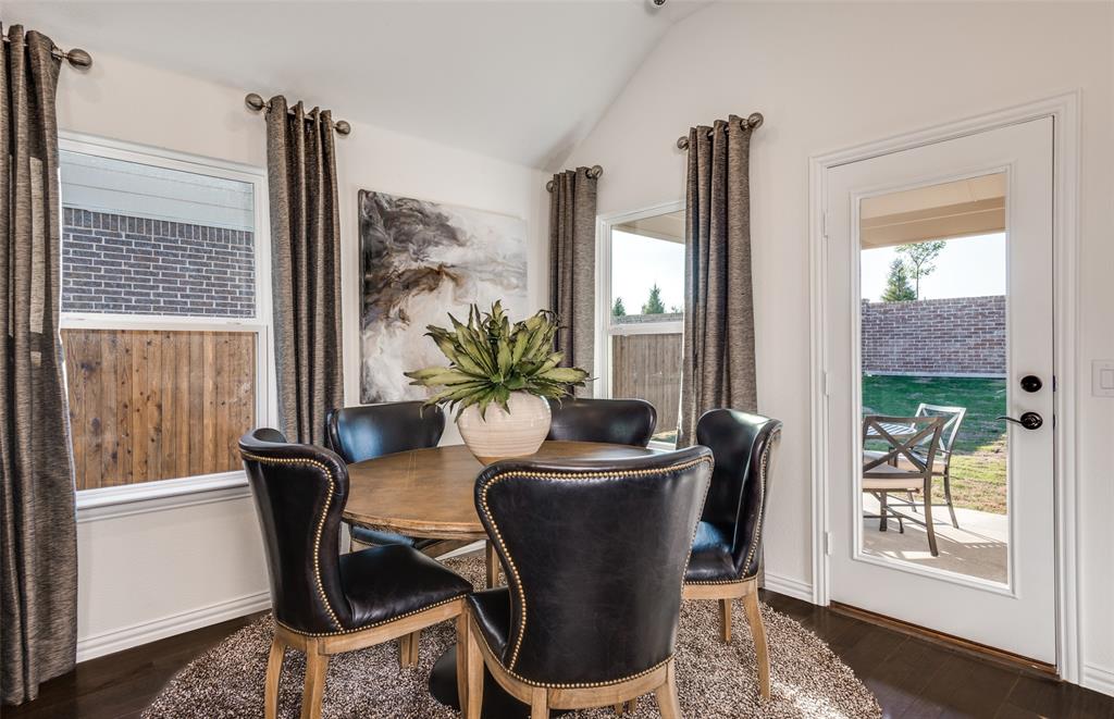 *Model Representation - Dining area off kitchen with large windows *Model Representation - Dining area off kitchen with large windows