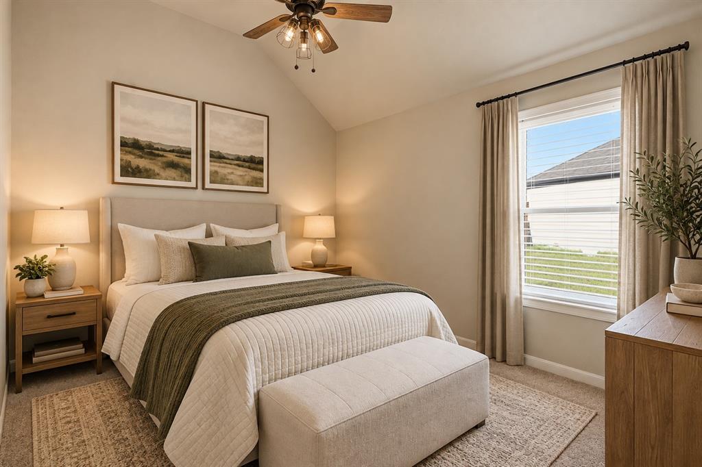 Virtually Staged Guest room
