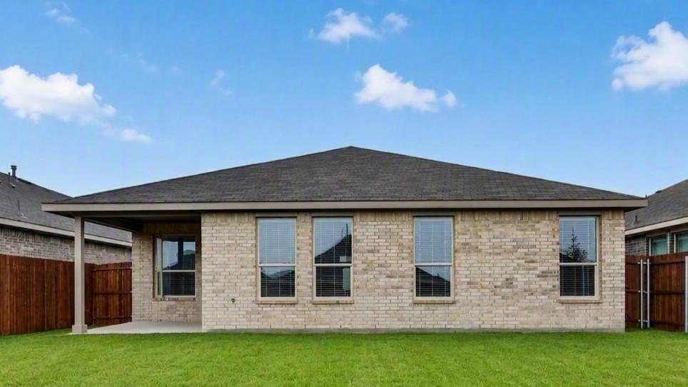 Rear Elevation - All Home and community information, including pricing, included features, terms, availability and amenities, are subject to change at any time without notice or obligation. All Drawings, pictures, photographs, video, square footages, floor plans, elevations, features, colors and sizes are approximate for illustration purposes only and will vary from the homes as built.