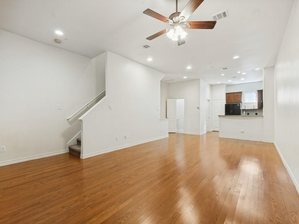 2nd Floor Living Room- Open to Kitchen