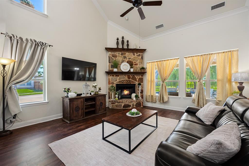 Stunning stone fireplace Stunning stone fireplace