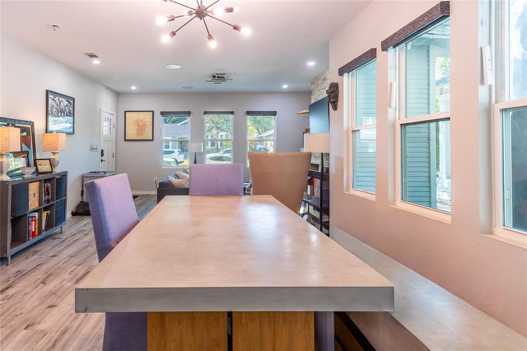 Rows of windows bring the outdoors in and connect with the Kings Highway neighborhood