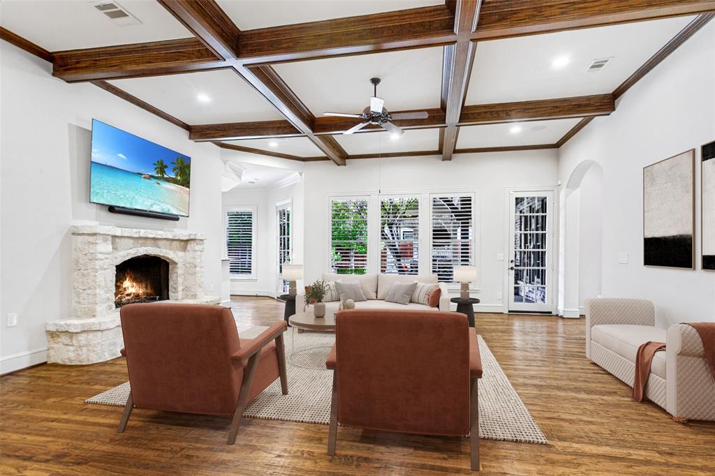 The Family Room also offers great views and access to the outdoor living area and pool!