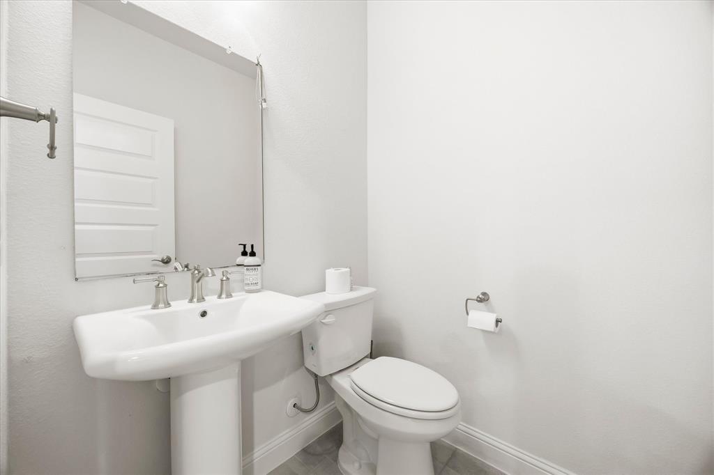 half bath downstairs