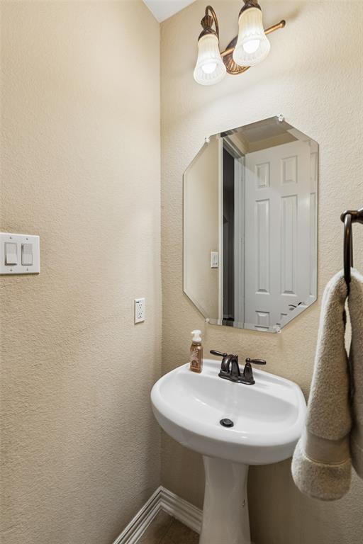 Half bath downstairs
