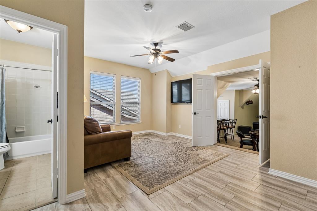 Secondary living upstairs