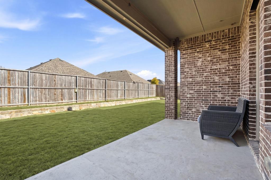 covered patio w gas outlet installed for grill