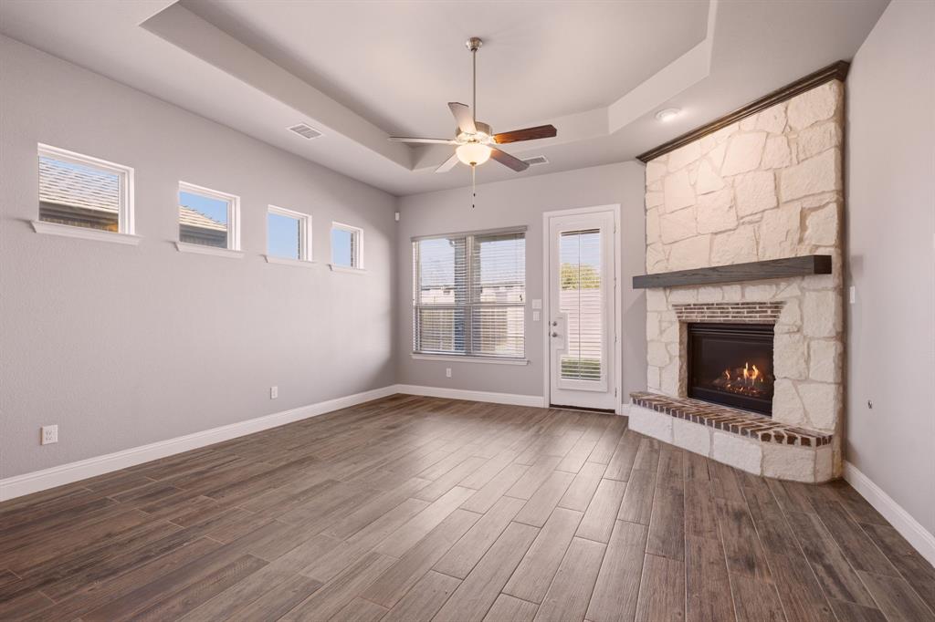 high ceilings and loads of warmth and natural light