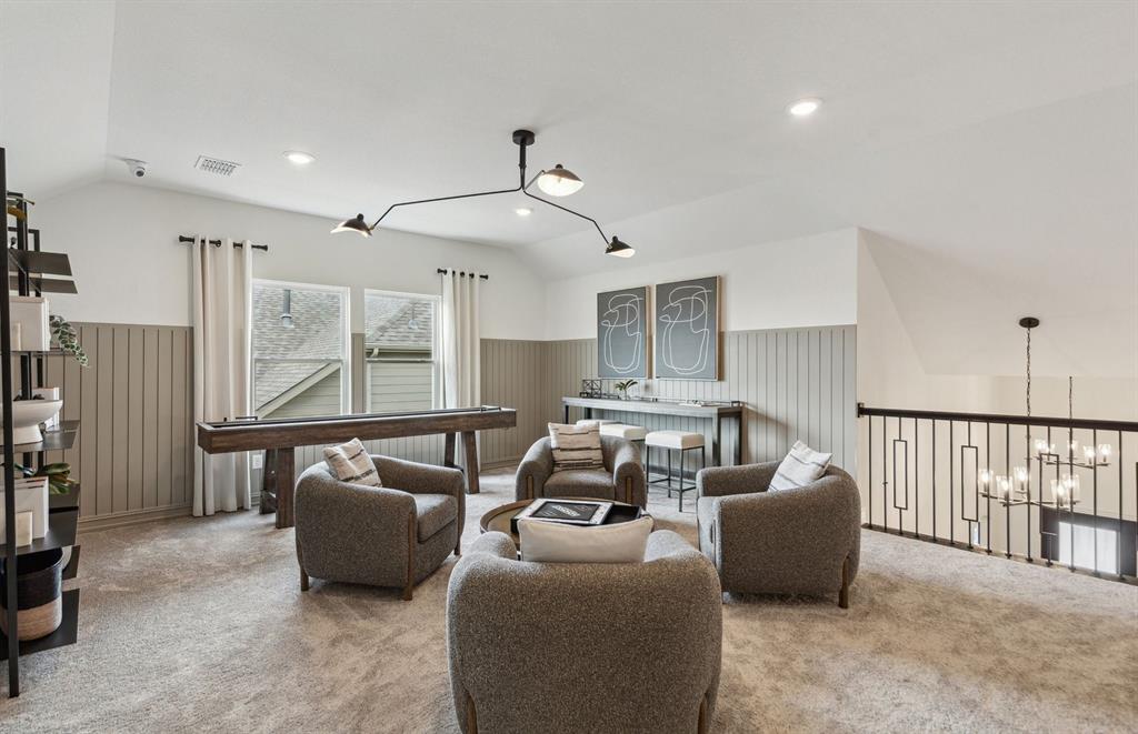 *Model Representation - Spacious game room on second level