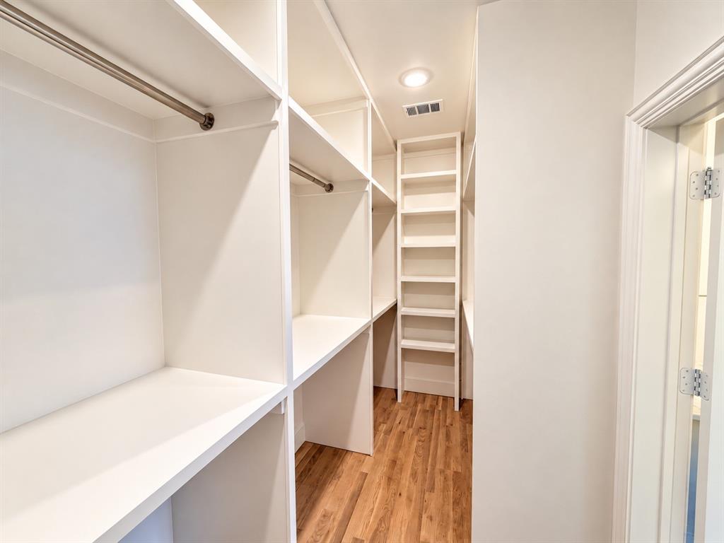 Primary closet