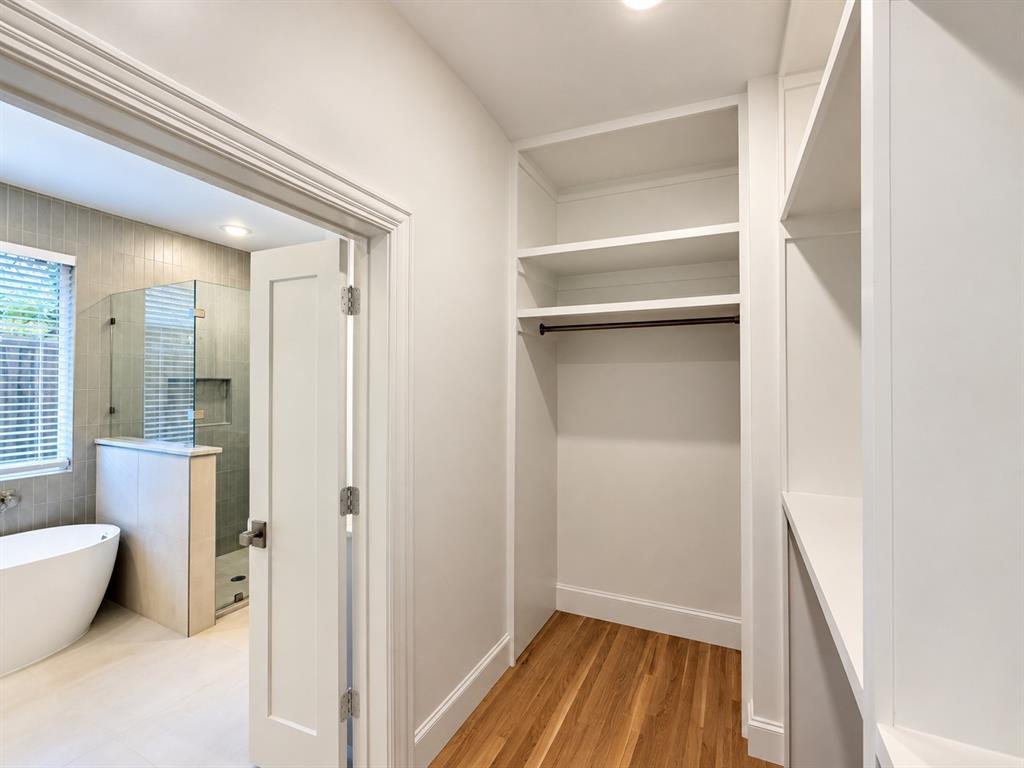 Primary closet