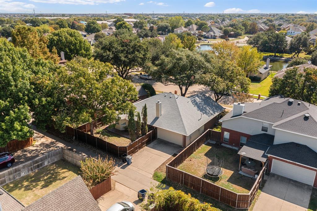 Aerial view of home
