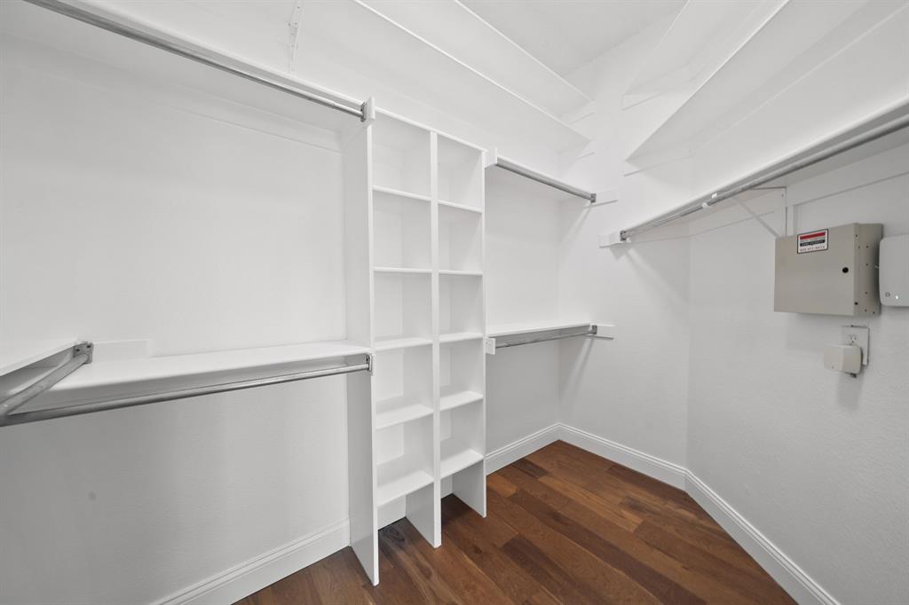 Primary closet