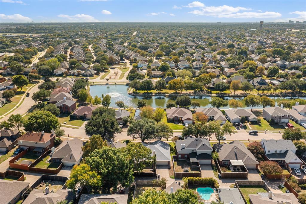 View of home and pond