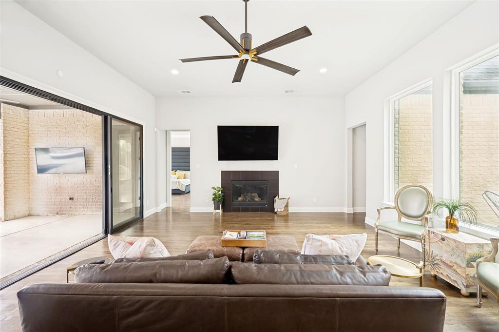 The heart of the home is light and bright and welcoming spot to relax or entertain.