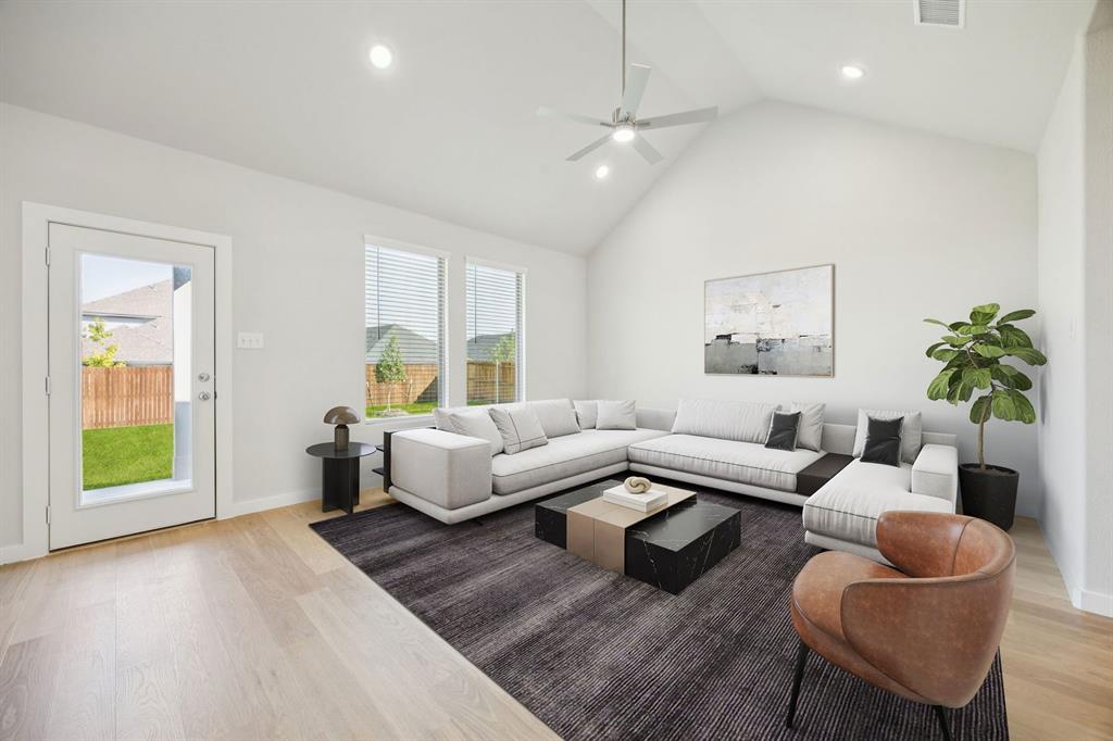 Living Room in the Masters home plan – REPRESENTATIVE PHOTO