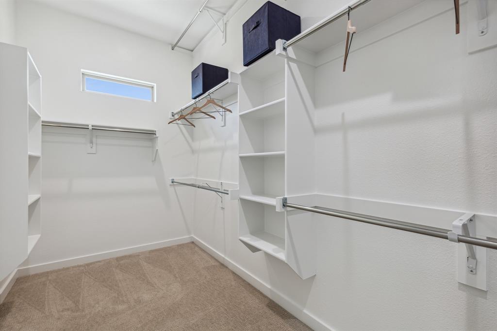 Primary Closet in the Van Gogh II home plan – REPRESENTATIVE PHOTO