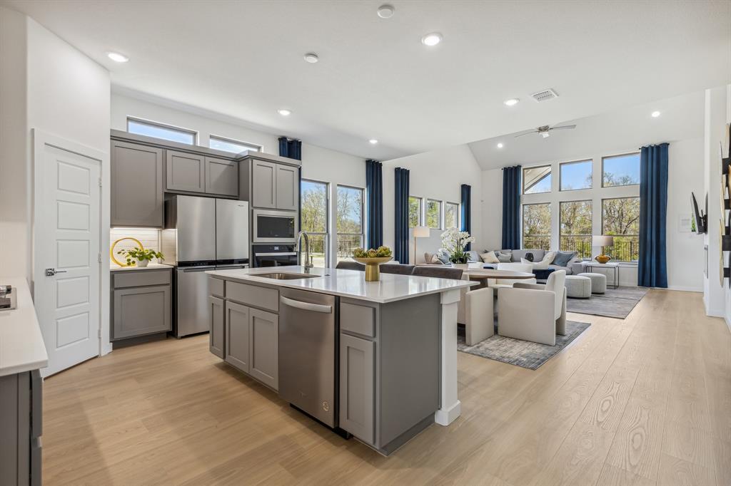 Open First Floor in the Van Gogh II home plan – REPRESENTATIVE PHOTO