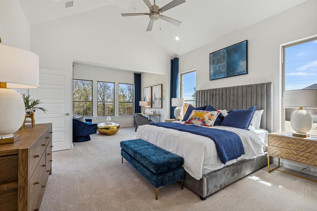 Primary Suite in the Van Gogh II home plan – REPRESENTATIVE PHOTO