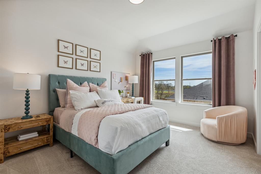 Bedroom in the Van Gogh II home plan – REPRESENTATIVE PHOTO