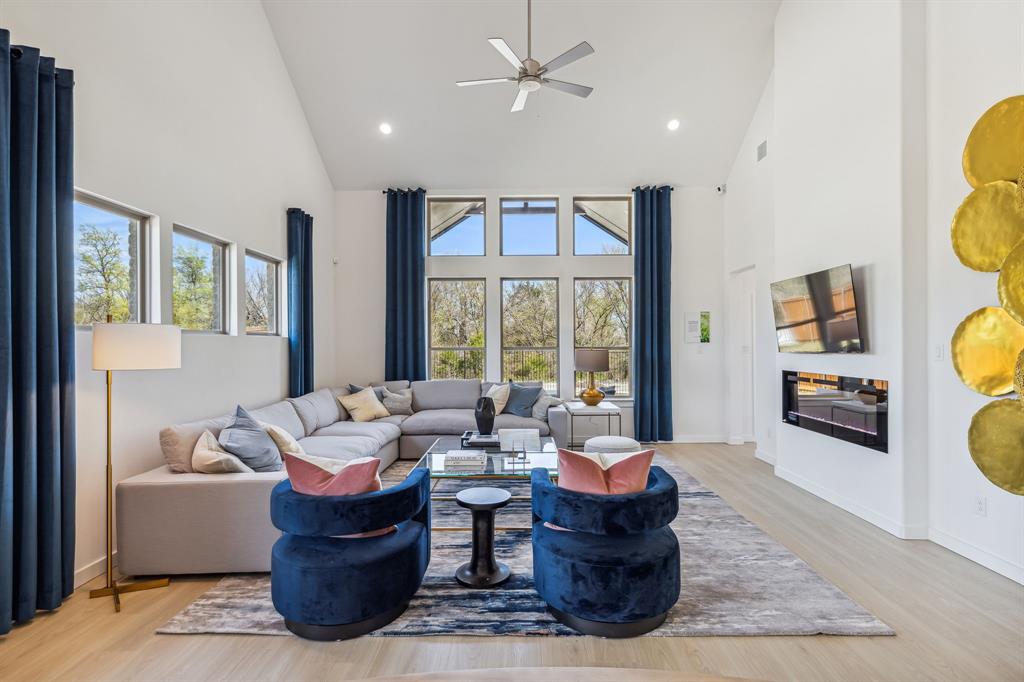 Living Room in the Van Gogh II home plan – REPRESENTATIVE PHOTO