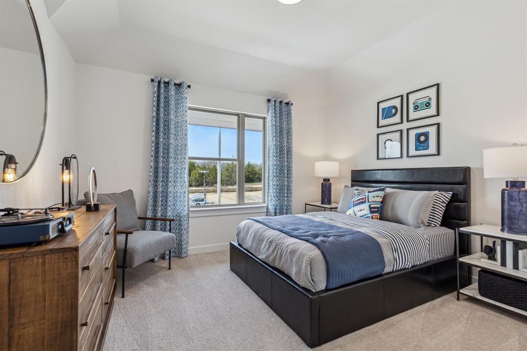 Bedroom in the Van Gogh II home plan – REPRESENTATIVE PHOTO