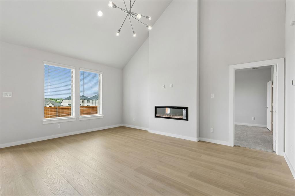 Living Room in the Winters home plan – REPRESENTATIVE PHOTO