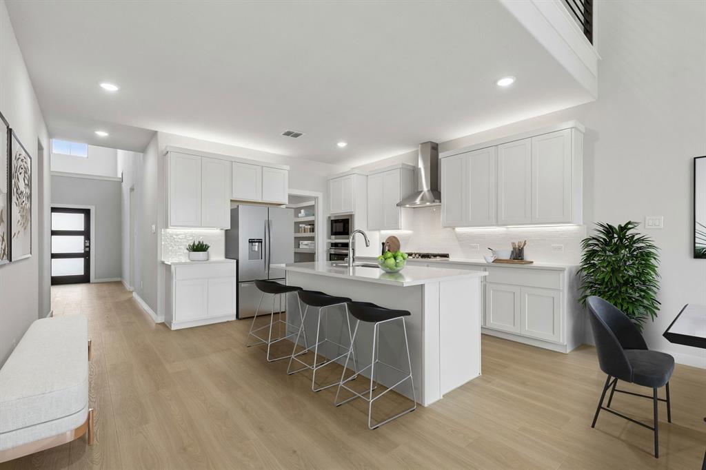 Kitchen in the Winters home plan – REPRESENTATIVE PHOTO
