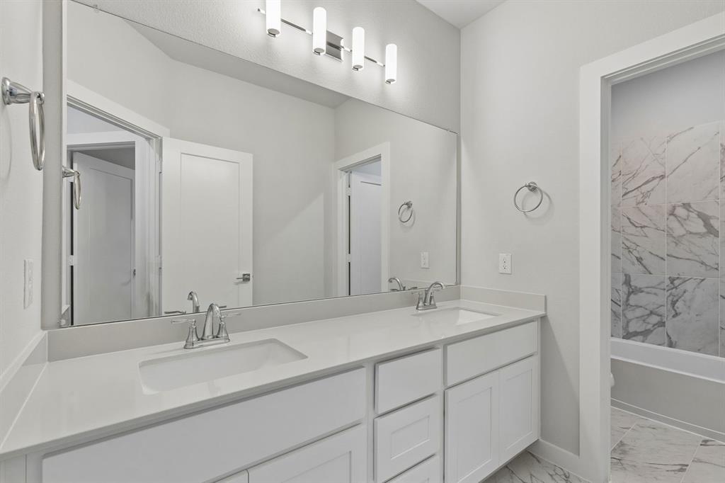 Bathroom in the Winters home plan – REPRESENTATIVE PHOTO