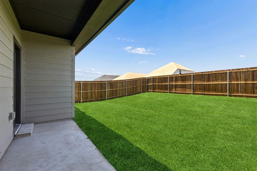 Covered Patio in the Cypress home plan - REPRESENTATIVE PHOTO