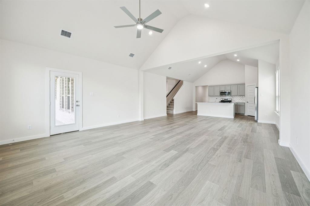 Living Room in the Claret home plan – REPRESENTATIVE PHOTO