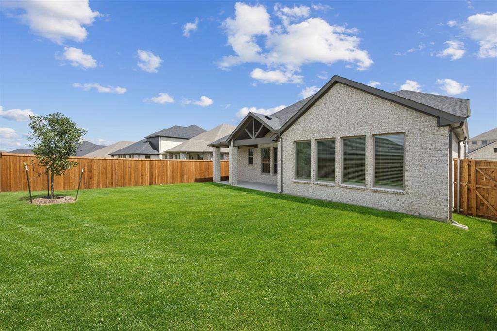 Patio in the Claret home plan – REPRESENTATIVE PHOTO