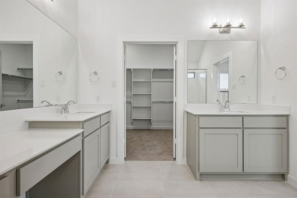 Primary Bathroom in the Gilmour II home plan – REPRESENTATIVE PHOTO