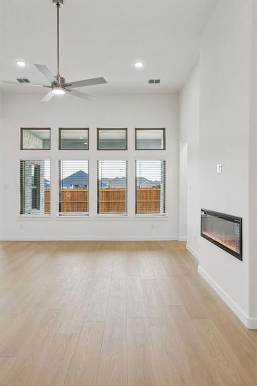 Living Room in the Gilmour II home plan – REPRESENTATIVE PHOTO