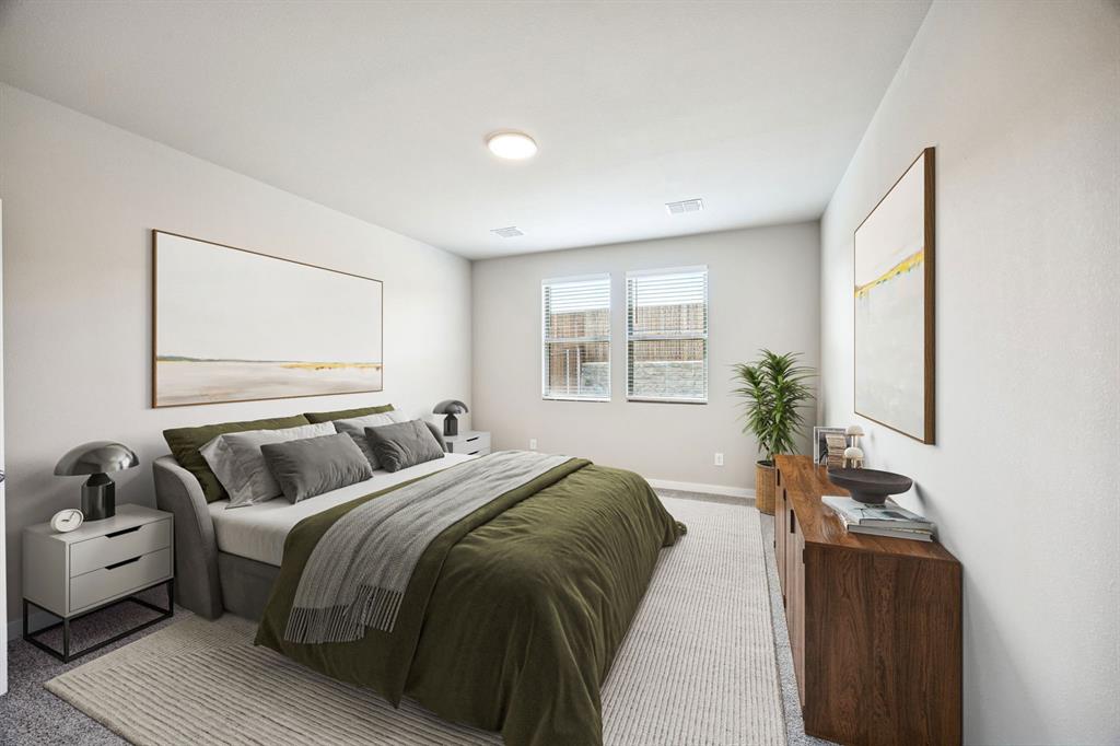 Primary Suite in the Willow home plan – REPRESENTATIVE PHOTO