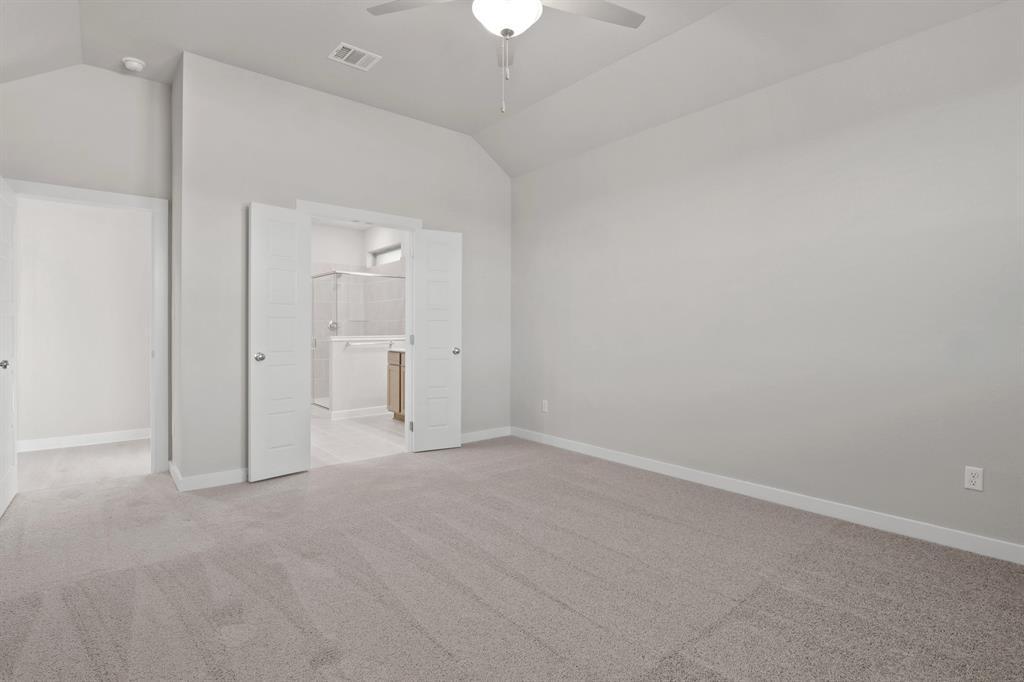 Primary suite in the Willow home plan – REPRESENTATIVE PHOTO