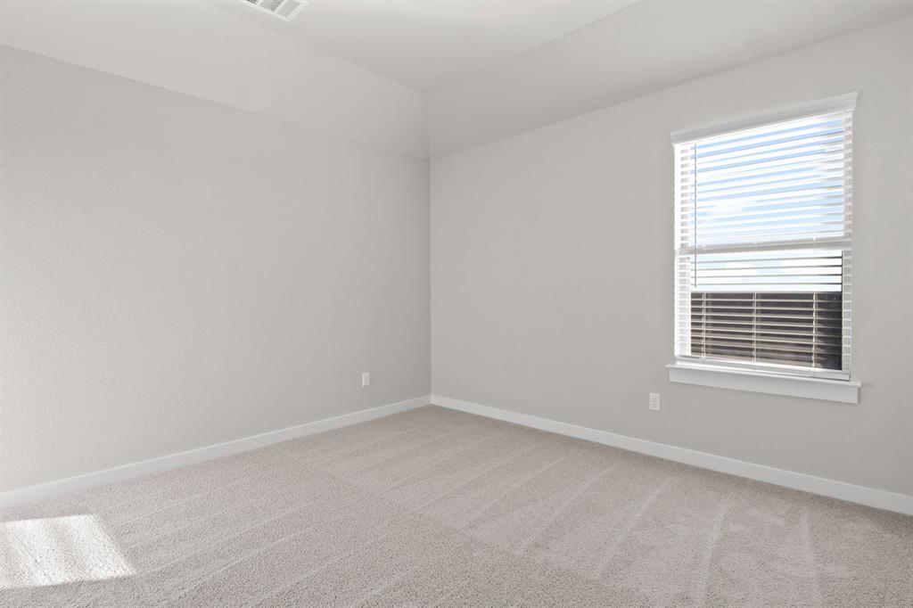 Bedroom in the Willow home plan – REPRESENTATIVE PHOTO