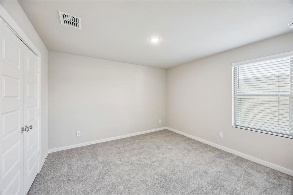 Bedroom in the Willow home plan – REPRESENTATIVE PHOTO