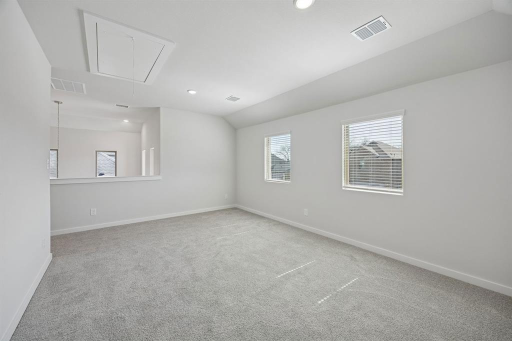 Game Room in the Oak II home plan – REPRESENTATIVE PHOTO
