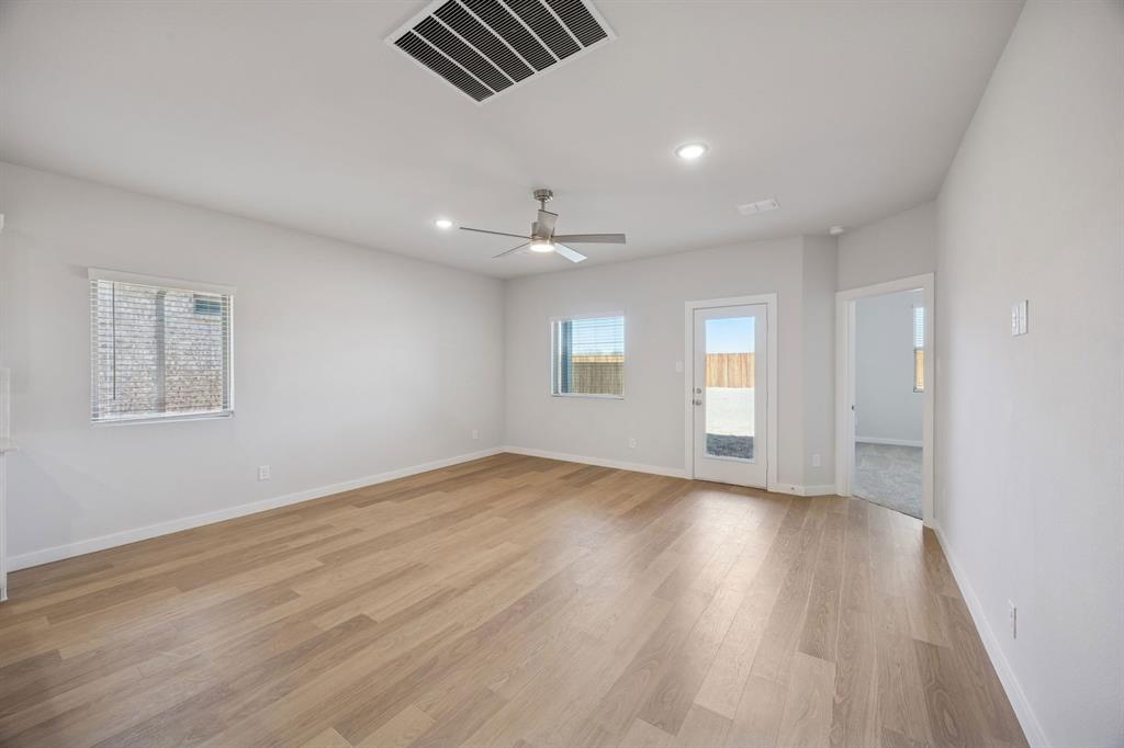 Living Room in the Oak II home plan – REPRESENTATIVE PHOTO