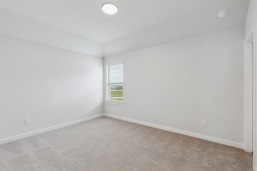 Bedroom in the Stanley II home plan – REPRESENTATIVE PHOTO