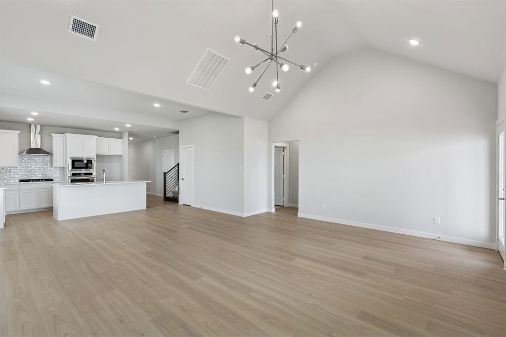Open First Floor in the Stanley II home plan – REPRESENTATIVE PHOTO