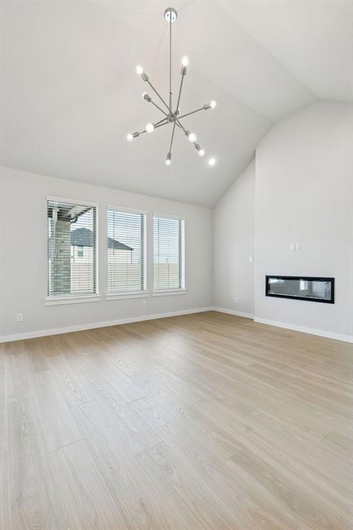 Living Room in the Stanley II home plan – REPRESENTATIVE PHOTO