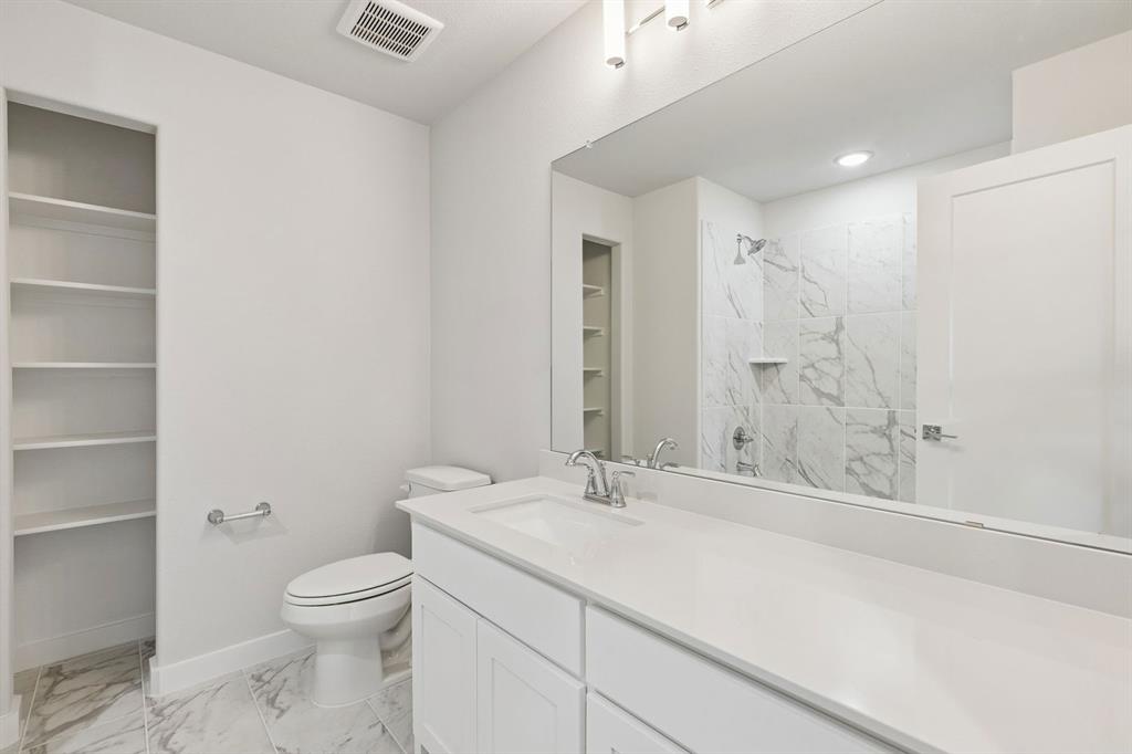 Bathroom in the Stanley II home plan – REPRESENTATIVE PHOTO
