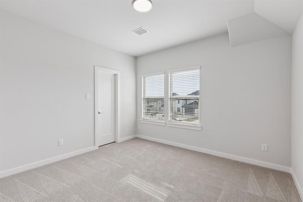 Bedroom in the Stanley II home plan – REPRESENTATIVE PHOTO