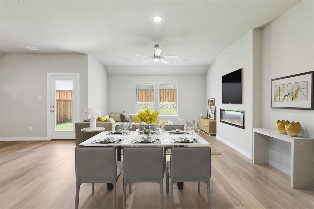 Living room in the Heisman home plan – REPRESENTATIVE PHOTO