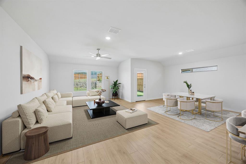 Living room in the Heisman home plan – REPRESENTATIVE PHOTO