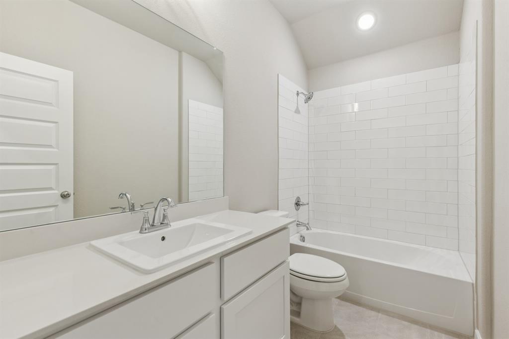 Bathroom in the Heisman home plan – REPRESENTATIVE PHOTO