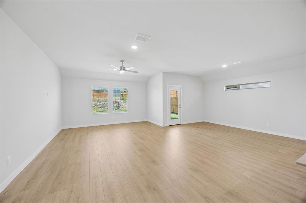 Living room in the Heisman home plan – REPRESENTATIVE PHOTO