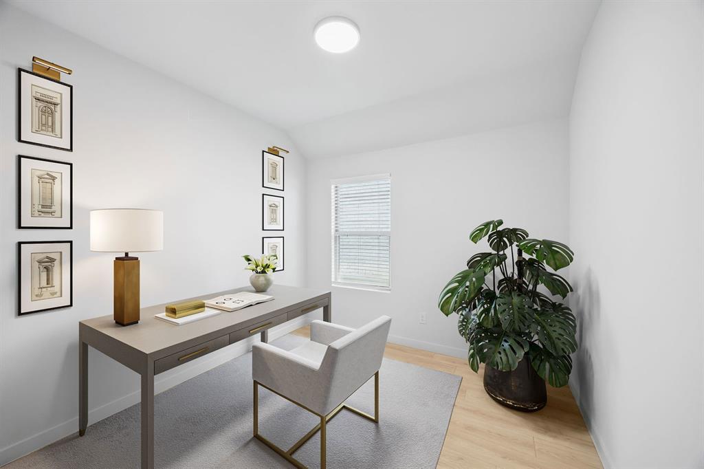 Study/ Home office in the Heisman home plan – REPRESENTATIVE PHOTO